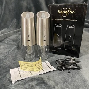 Forlim Gravity Elecgtric Pepper Mill Set Model KDL-546X-2B - Picture 1 of 7