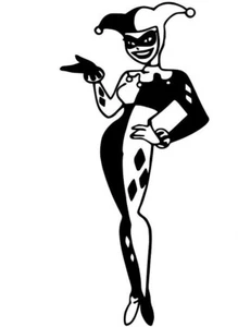 Harley Quinn Vinyl Decal Sticker Design Art Create SuperHero Family USA Seller - Picture 1 of 4