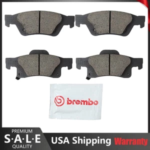 For Dodge Durango Jeep Grand Cherokee Brembo Rear NAO Ceramic Disc Brake Pad Set - Picture 1 of 2