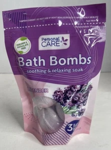 NUOVE bombe da bagno per cura personale 3 bombe alla lavanda con idratazione della pelle - Foto 1 di 7
