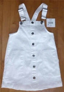 Girls Falls Creek Denim SKIRTALL Overalls Dress Size Small 6/6X Jean NWT - Picture 1 of 1