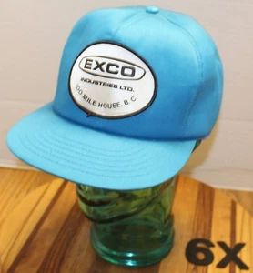 VINTAGE EXCO INDUSTRIES 100 MILE HOUSE BRITISH COLUMBIA HAT MADE IN CANADA 6X - Picture 1 of 3