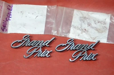 Placa de identificação painel de vela Pontiac Grand Prix NOS 1971-72 emblema emblema emblema acabamento GM 9864186 - Imagem 1 de 4