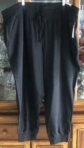 Lane Bryant Livi Activewear  Black Metro Jogger Pants 26/28W Plus Soft NWT - Picture 1 of 19