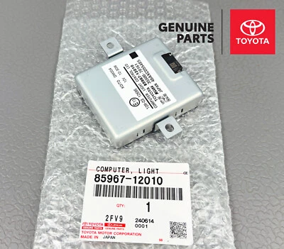 Computadora de control de luz LED 85967-12010 OEM Toyota Land Cruiser Lexus RC350 ES250 Foto 1 de 4