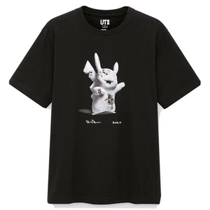 DANIEL ARSHAM X POKEMON UNIQLO UT GRAPHIC T-SHIRT BLACK PIKACHU Gr. M - Bild 1 von 4