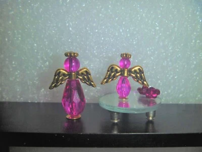 2 Cuentas Ángeles en Espejo como Decoración para Barbie o Curiosidades/Exhibición Miniatura 2MA-2 Foto 1 de 4