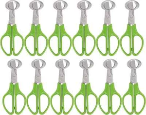 Quail Egg Cutter Scissors Stainless Steel Pigeon Bird Egg Opener Pack of 12 - Picture 1 of 1
