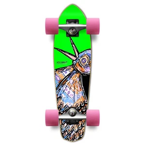 Yocaher Micro Cruiser Longboard Complete - The Bird Green - Picture 1 of 3