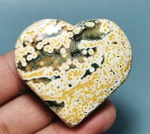 Collection ! Amazing Orbicular Ocean Jasper Agate Sphere Heart Reiki Stone - Picture 1 of 9