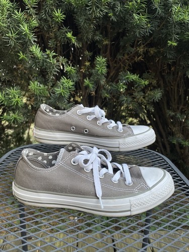 Scarpe Converse Chuck Taylor donna taglia 6 grigie doppia lingua All Star 534760F