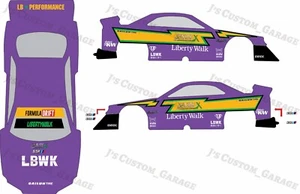 Universal Side X Japan  1/64 custom water slide decal for hot wheels - Picture 1 of 1