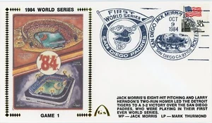Jack Morris - 1984 World Series Game 1 First Day of Issue Cover Gateway Stamp - Picture 1 of 1