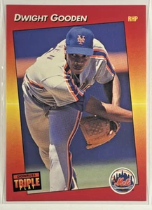 Dwight Gooden #167 1992 Panini Donruss Triple Play New York Mets - Picture 1 of 2