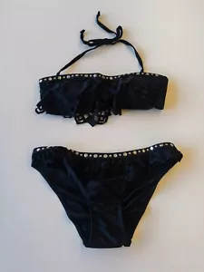 Damen Bikini Bandeau-Bikini 2-teilig BODYFLIRT schwarz NEU Größe 36/70 38/75 - Picture 1 of 1