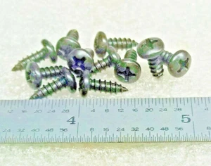 #6-20 X 3/8" TORNILLO CHAPA PAN CABEZA PHILLIPS ACERO NEGRO - 100 piezas - Imagen 1 de 1