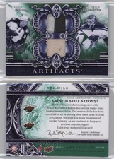 2010-11 Upper Deck Artifacts Emerald /40 Mikko Koivu Niklas Backstrom Dual Patch