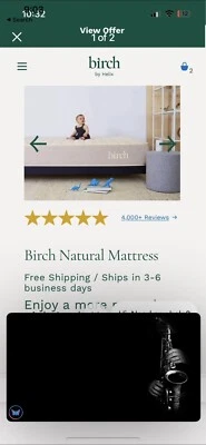 Queen Birch Matress - Image 1 of 2