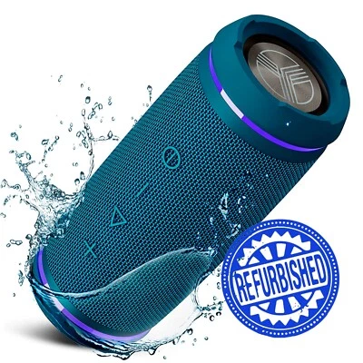 TREBLAB HD77 Blue - Premium Bluetooth Portable Speaker with up to 20H Playtime