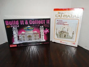 NUOVO Build It & Collect It Puzzle 3D Taj Mahal E Taj Mahal Craft - Foto 1 di 4