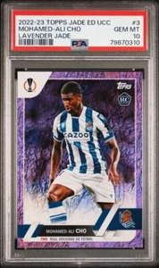 MOHAMED-ALI CHO 2022-23 Topps Jade Lavender Jade /15 Rookie RC PSA 10 Nice POP 4 - Picture 1 of 2