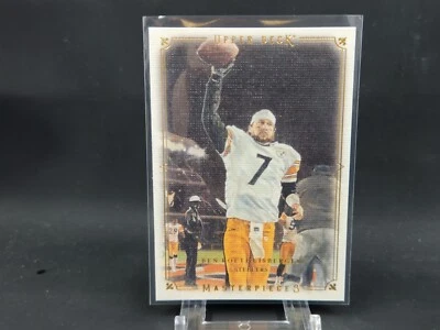2008 Upper Deck Masterpieces Football #7 Ben Roethlisberger - Image 1 of 2