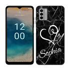 Soft Phone Case For Nokia G42 G11 C22 C32 C12 Marble Personalised Silicone Cover