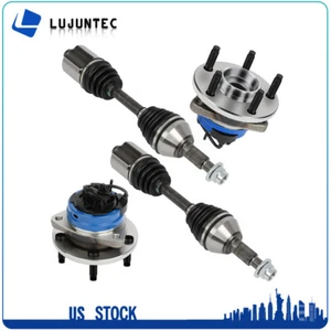 For Malibu 2004-2010 Saturn Aura 07-09 Front CV Axle Shaft + Wheel Hub Bearing - Picture 1 of 13