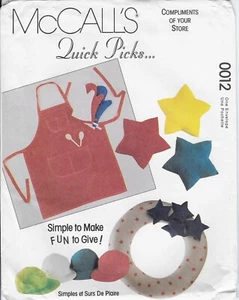 McCall's Crafts Sewing Patterns #0012 Simple Quick Picks 10 Gifts To Give, Uncut - Picture 1 of 3
