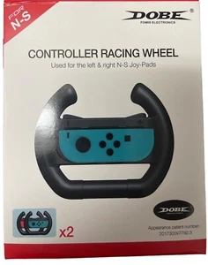 New Dual Racing Wheel Attachments for Nintendo Switch - Perfect for 2 Players! - Picture 1 of 4