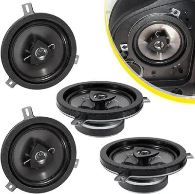 Kicker 扬声器升级适用于吉普牧马人 JK JKU 2007 - 2018 77KICK10 6.5 英寸 4 包 — 第 1/4 张图片