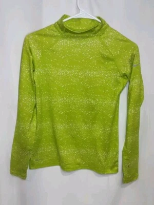 Nike Pro Dri-Fit Turtle Neck Fitted Shirt  Youth Girls Large D60 - Image 1 of 4