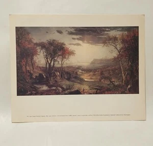 Autumn 1860 On the Hudson River by Jasper Francis Cropsey 14" x 11" Picture - Picture 1 of 4