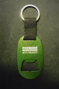 FORWARD BROKERAGE Schlüsselanhänger Key Chain Flaschenöffner - Bild 1 von 2