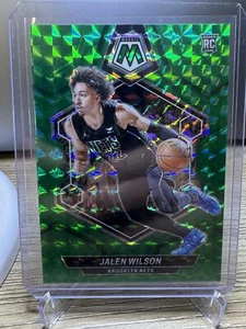 2023-24 Panini Mosaic Jalen Wilson Green Brooklyn Nets 🔥🔥 - Picture 1 of 2