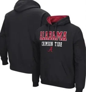 *NWT* ALABAMA CRIMSON TIDE Colosseum Black/Crimson NCAA Pullover Hoodie (Boys S) - Picture 1 of 5
