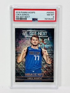2018-19 Panini Hoops Luka Doncic We Got Next Rookie RC #WGN3 PSA 8