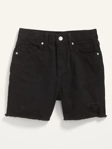 OLD NAVY by GAP ~ New! NWT Girl's 14 ~ High Rise Slouchy Cut Off Jean Shorts b46 - Picture 1 of 2