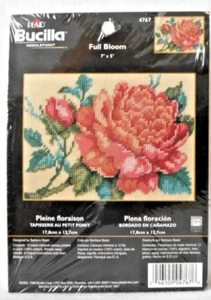 #4767 KIT DE AGUJA FLORES "FULL FLORACIÓN" BUCILLA BARBARA BAATZ - ¡NUEVO EN PAQUETE! - Imagen 1 de 3