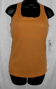 Camiseta sin mangas de entrenamiento Fila Racerback talla S nueva con etiquetas naranja mezcla Tencel con sujetador cuello redondo - Imagen 1 de 11