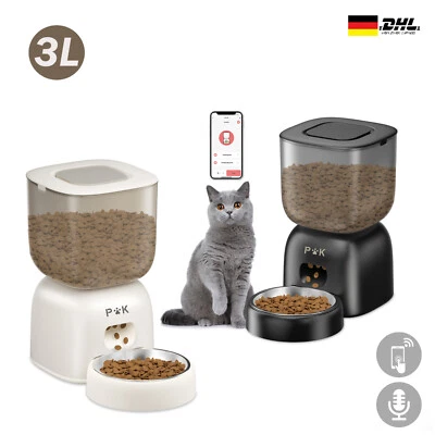 3L WIFI Futterautomat Automatischer Futterspender Wasserspender mit Timer APP - Bild 1 von 4