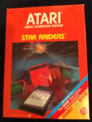 Star Raiders (Atari 2600, 1982, CX2660) Tested Game Cartridge, Complete In Box! - Image 1 of 4
