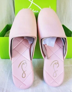 NIB Sam Edelman Kylar Rosebud Slip On Rounded Toe Flat Fashion Slipper Mules - Picture 1 of 6