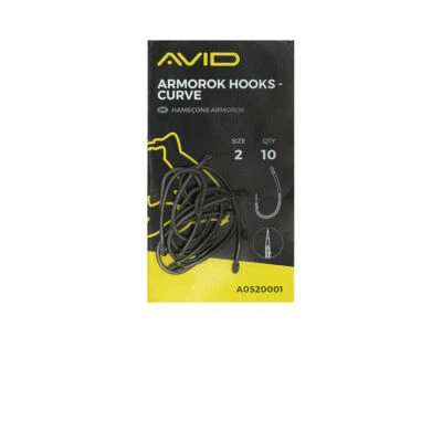 Avid Armorok Curve Carp Hooks  ALL SIZES - Image 1 of 2