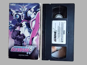 1999 BANDAI VHS Video Tape MOBILE SUIT DUNDAM WING Shooting Stars Anime Movie - Imagen 1 de 12