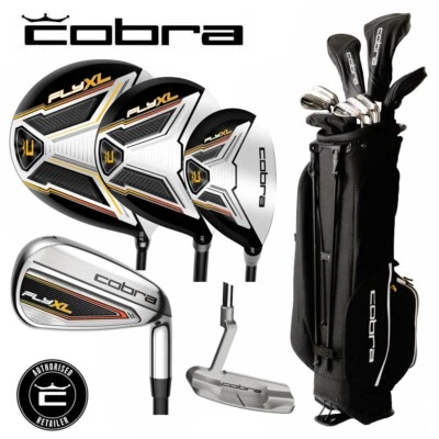 Cobra Fly XL 2 Golf Package Set Left Hand Steel Stand Bag - NEW! 2025 - Image 1 of 4