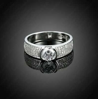 BENIAMINO Statement Silberring 925er Sterling Silber Zirkonia 1,55 ct 18 K OVP - Bild 1 von 4