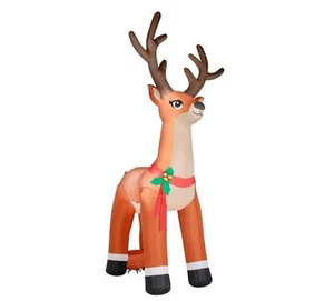 Christmas 2 Story Reindeer Buck AirBlown Inflatable blow Up  Decor - Picture 1 of 4