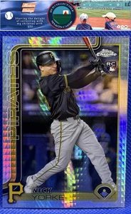 Nick Yorke 2025 Topps Chrome Prism Refractors #36 Pittsburgh Pirates RC - Picture 1 of 2