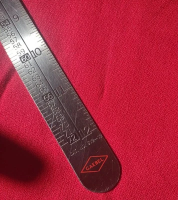 GAEBEL 612-12 打印机标尺美国玛瑙 — 第 1/4 张图片